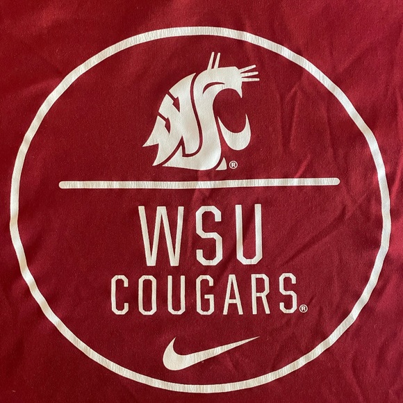 WSU Cougars Nike Dri-FIT V-Neck Tee - Picture 2 of 11